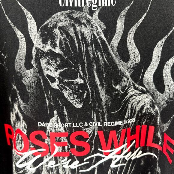 Darc Sport Men's Black Life And Death Pierce Hoodie Size L - Picture 6 of 13